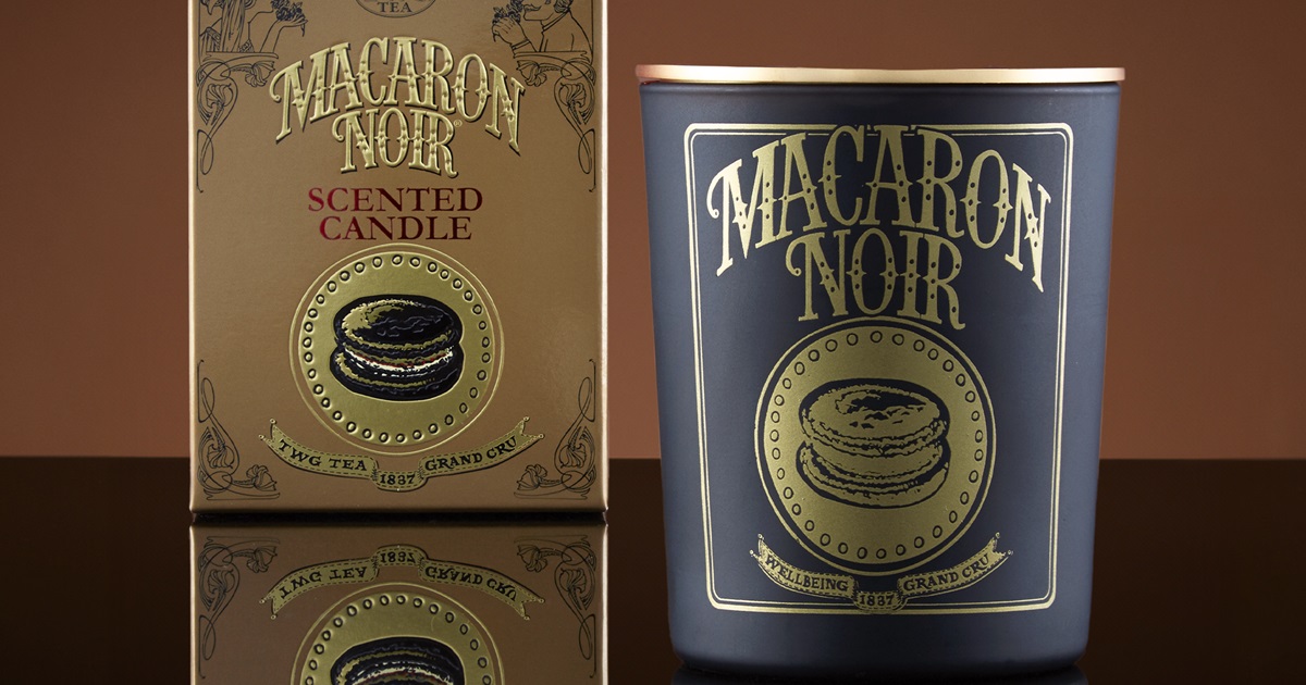 TWG キャンドル Macaron Noir Tea Scented Candle | TWG Tea