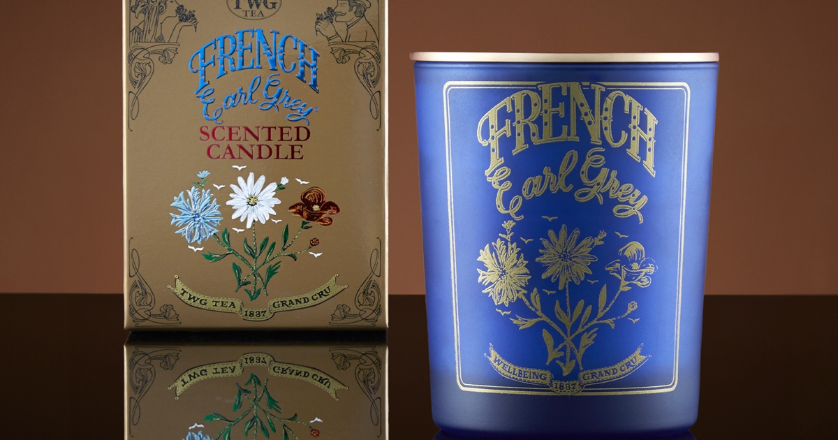 キャンドル TWG white earl grey scented candle French Earl Grey Scented Candle | TWG Tea