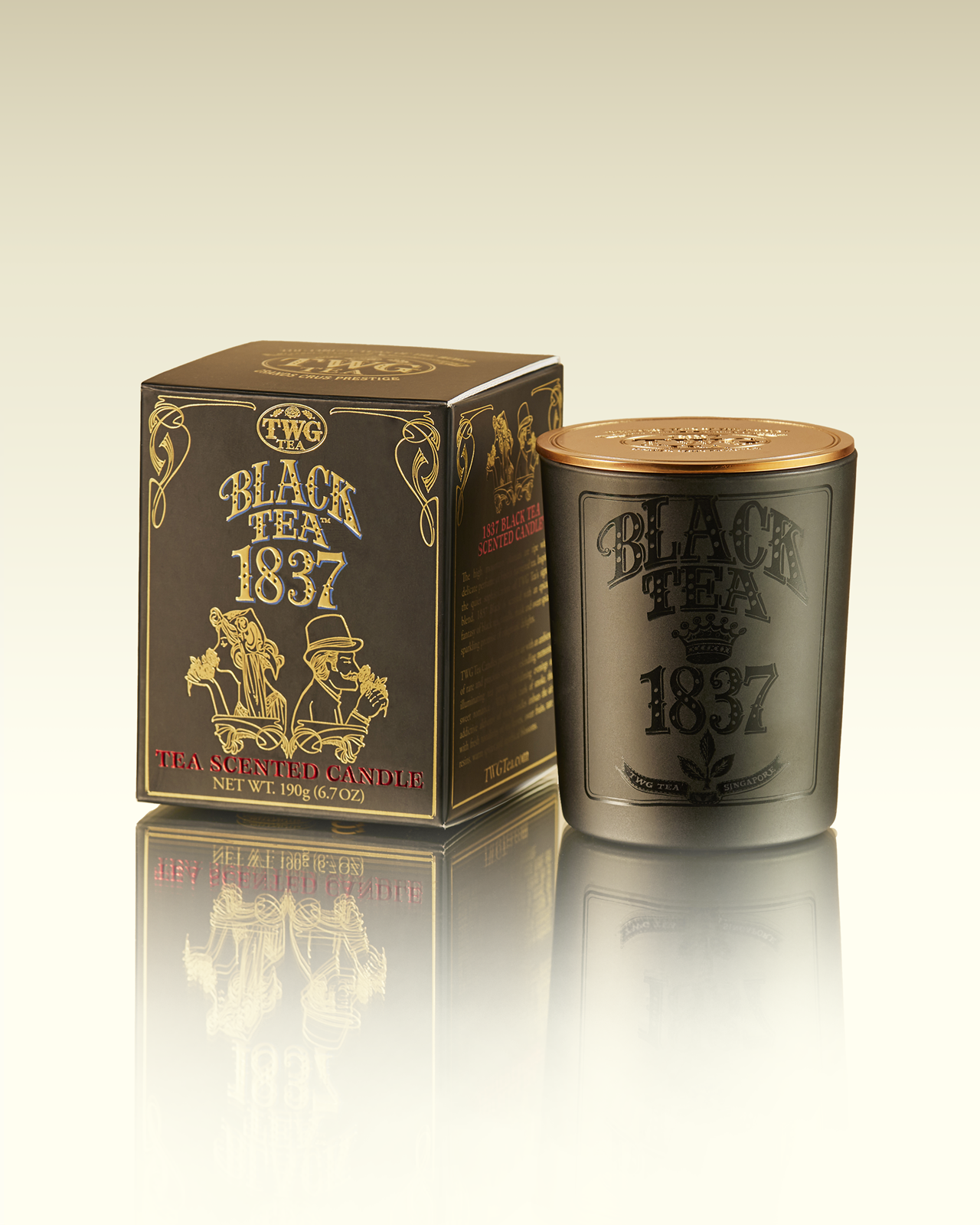 1837 Black Tea Scented Candle | TWG Tea