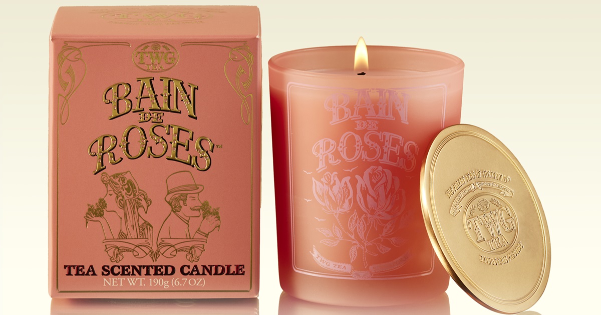 Bain de Roses Tee Duftkerze